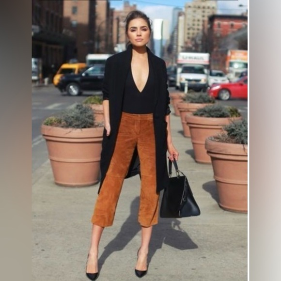 bagatelle Pants - Leather Suede pants